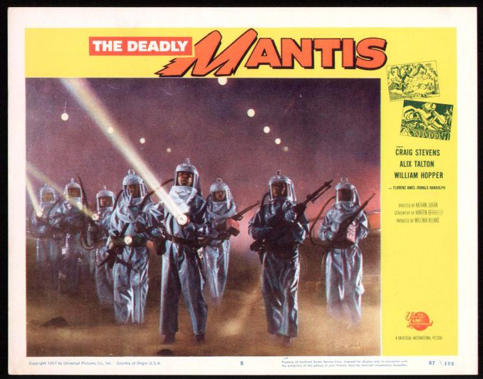 The Deadly Mantis Lobby Card #5