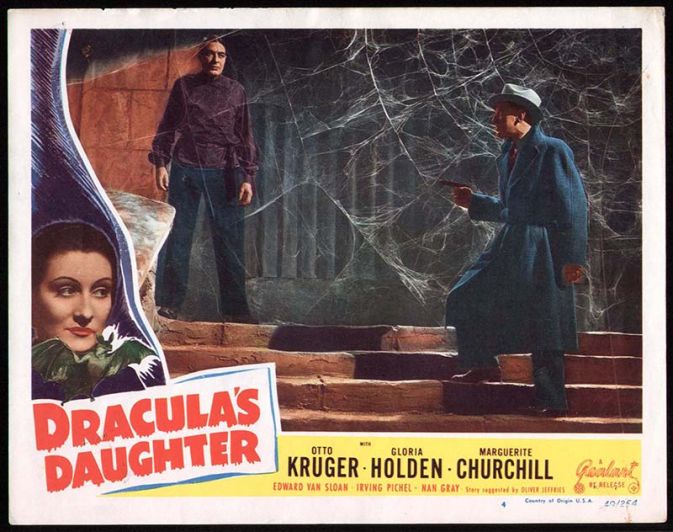 Dracula's Daughter Lobby Card Reel Art #4